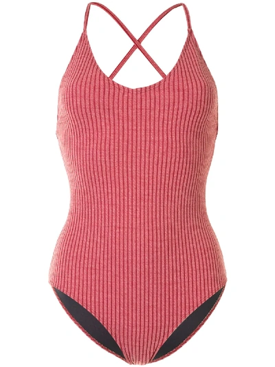 DUSKII MARGOT STRIPED SWIMSUIT