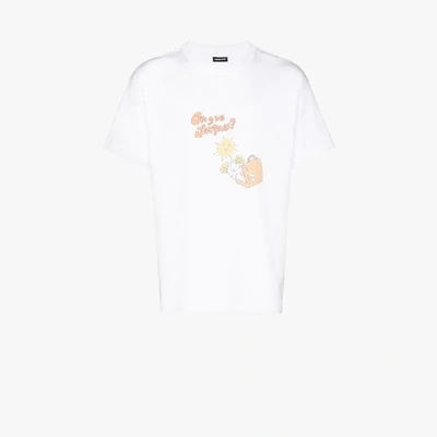 JACQUEMUS ON Y VA JACQUES COTTON T-SHIRT