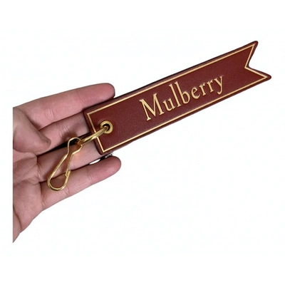 MULBERRY LEATHER BAG CHARM