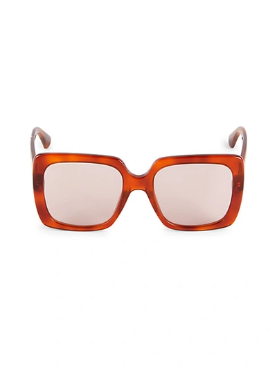 GUCCI 54MM SQUARE SUNGLASSES