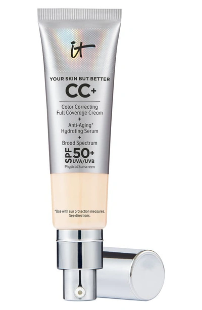 IT COSMETICS IT COSMETICS CC+ COLOR CORRECTING FULL COVERAGE CREAM SPF 50+