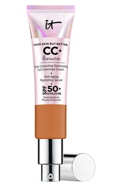 IT COSMETICS IT COSMETICS CC+ CREAM ILLUMINATION SPF 50+ FULL COVERAGE CREAM CORRECTOR & SERUM