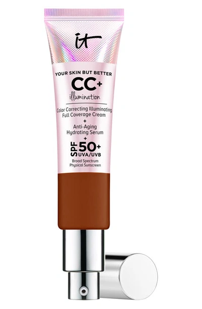 IT COSMETICS IT COSMETICS CC+ CREAM ILLUMINATION SPF 50+ FULL COVERAGE CREAM CORRECTOR & SERUM