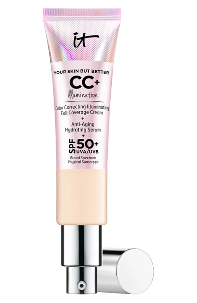 IT COSMETICS IT COSMETICS CC+ CREAM ILLUMINATION SPF 50+ FULL COVERAGE CREAM CORRECTOR & SERUM