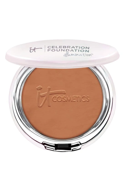 IT COSMETICS IT COSMETICS CELEBRATION FOUNDATION ILLUMINATION™ FULL COVERAGE ANTI-AGING HYDRATING POWDER FOUNDATI