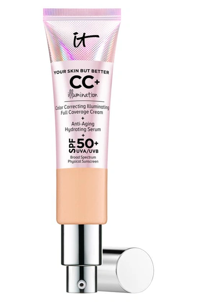 IT COSMETICS IT COSMETICS CC+ CREAM ILLUMINATION SPF 50+ FULL COVERAGE CREAM CORRECTOR & SERUM