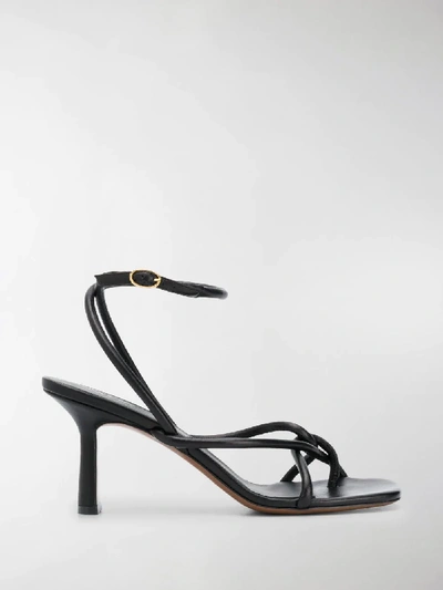 NEOUS ALKES SQUARE TOE SANDALS