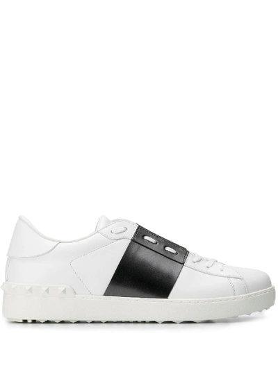 VALENTINO Open Leather Sneakers