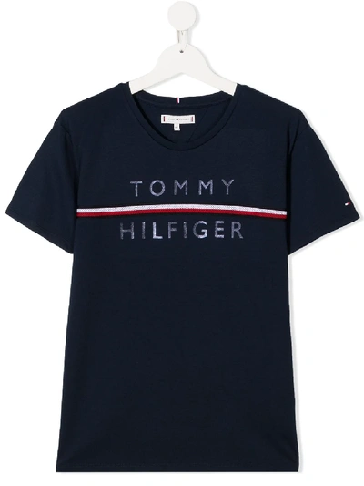 TOMMY HILFIGER JUNIOR TEEN LOGO PRINT T-SHIRT