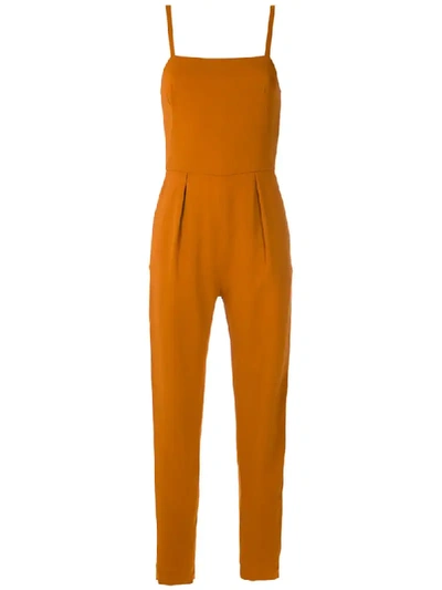 ANDREA MARQUES STRAIGHT NECK JUMPSUIT