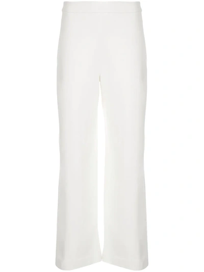 ROSETTA GETTY PULL ON CROPPED STRAIGHT TROUSERS
