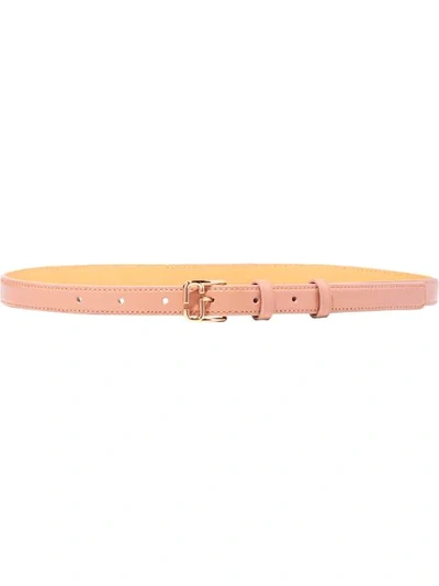 MARC JACOBS TWO-TONE LEATHER BELT