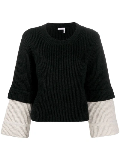 SEE BY CHLOÉ KNITTED WIDE SLEEVE JUMPER
