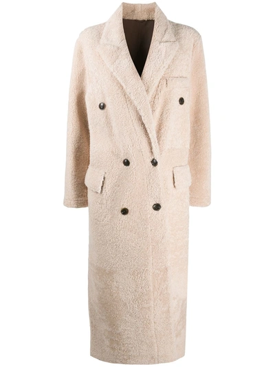 SIMONETTA RAVIZZA DOUBLE-BREASTED FITTED COAT