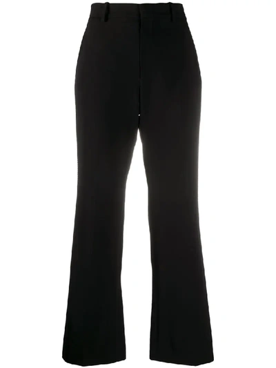 GUCCI EMBROIDERED FLARED TROUSERS