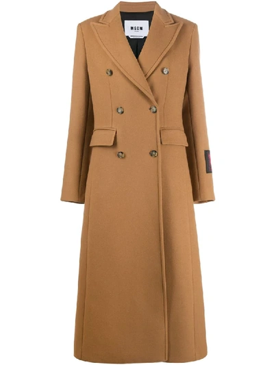 MSGM DOUBLE-BREASTED WOOL COAT