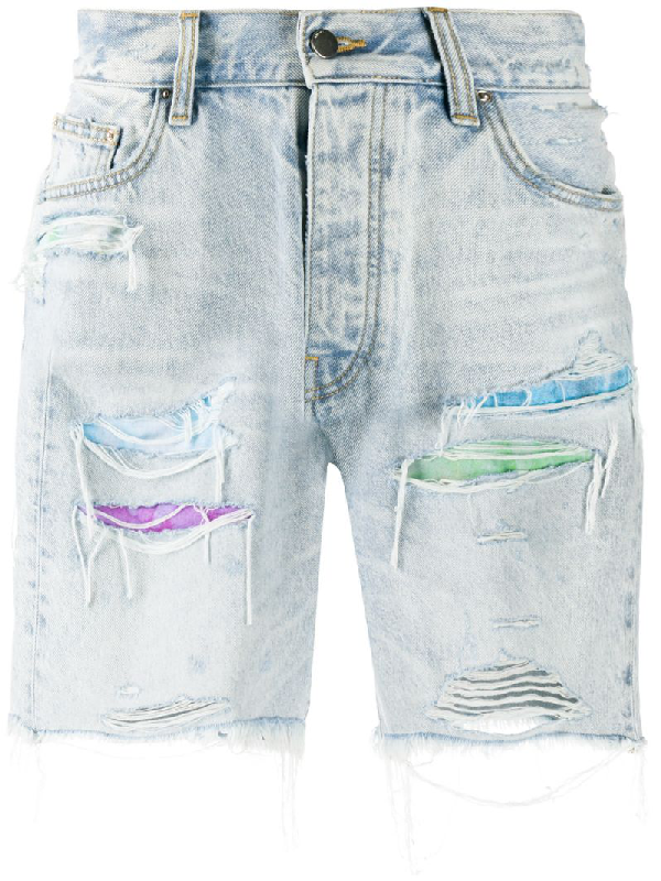 mike amiri jean shorts