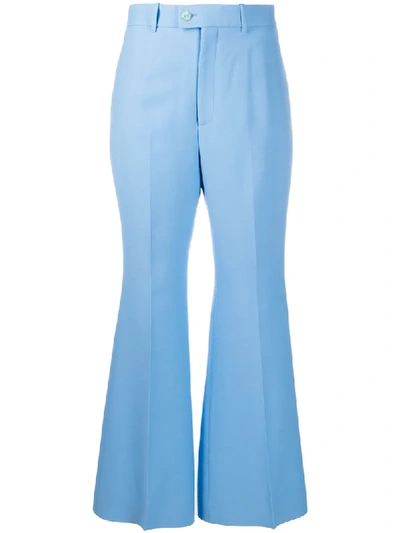 GUCCI FLARED HIGH-WAISTED TROUSERS
