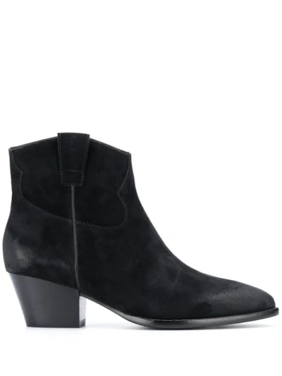 ASH HOUSTON SUEDE ANKLE BOOTS