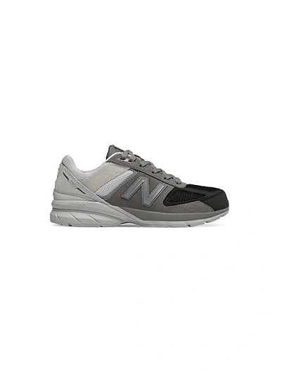 NEW BALANCE KID'S LEATHER LACE-UP SNEAKERS