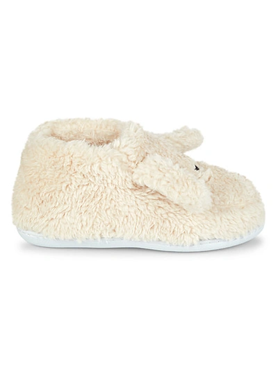 HUE FAUX SHERPA ANIMAL BOOTIE SLIPPERS