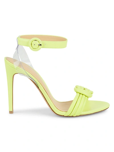 ALEXANDRE BIRMAN VIKY KNOTTED LEATHER ANKLE-STRAP SANDALS
