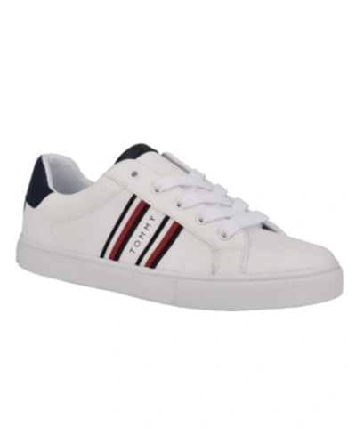 TOMMY HILFIGER WOMEN'S ODISS LACE-UP SNEAKERS WOMEN'S SHOES