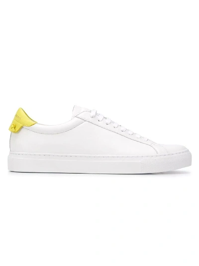 GIVENCHY WHITE AND YELLOW URBAN STREET SNEAKERS