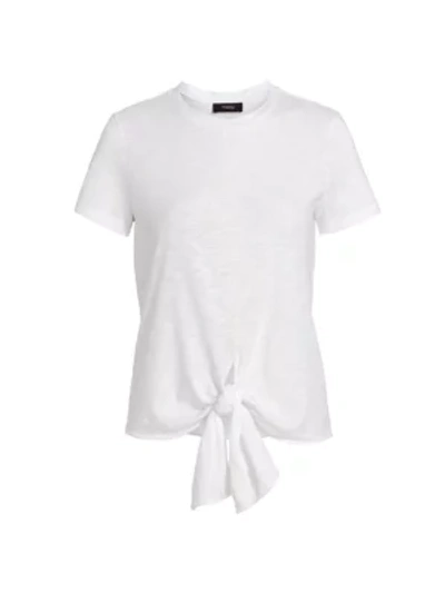THEORY Tie-Hem T-Shirt
