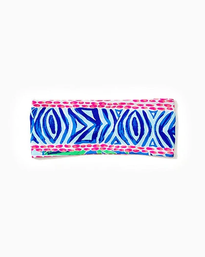 LILLY PULITZER WOMEN'S CHILLYLILLY HEADBAND IN NAVY BLUE, PURRFECT SET - LILLY PULITZER