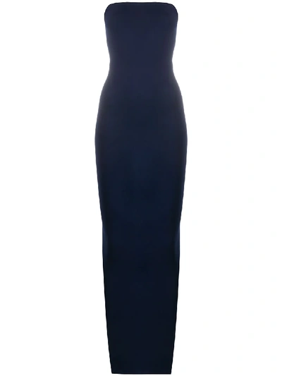 WOLFORD FATAL STRAPLESS MAXI DRESS