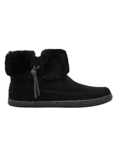 UGG Elowen Sheepskin-Lined Suede Ankle Boots