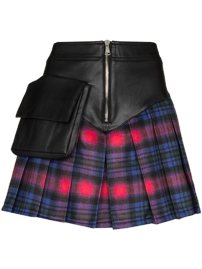 NATASHA ZINKO TARTAN MINI SKIRT