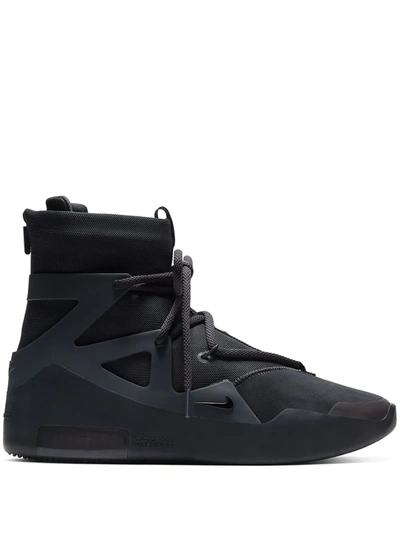 NIKE X FEAR OF GOD AIR 1 "TRIPLE BLACK" SNEAKERS
