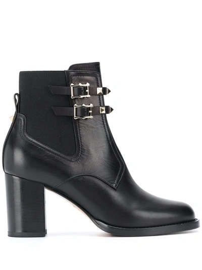 VALENTINO GARAVANI 70MM ROCKSTUD ANKLE BOOTS