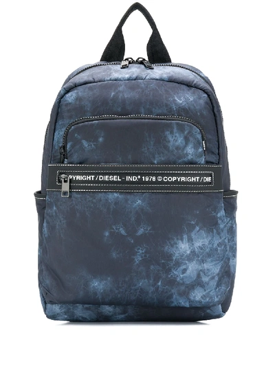 DIESEL FADED PRINT BACKPACK