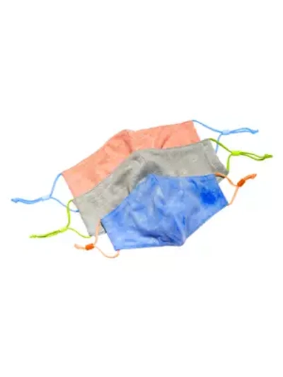 LELE SADOUGHI 3-Piece Cotton Face Mask Set