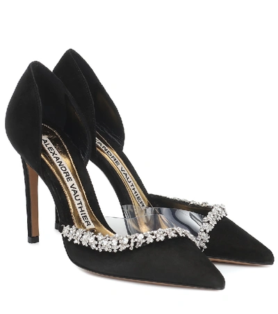 ALEXANDRE VAUTHIER ANE EMBELLISHED SUEDE PUMPS