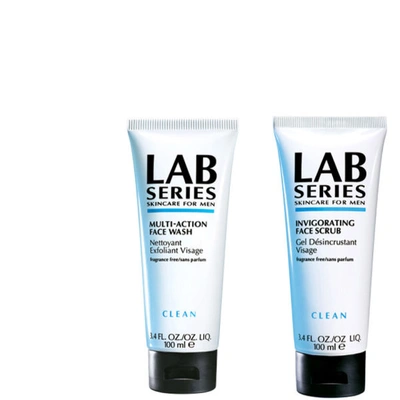 LAB SERIES SKINCARE FOR MEN LAB SERIES FACE WASH & SCRUB 100ML (BUNDLE)