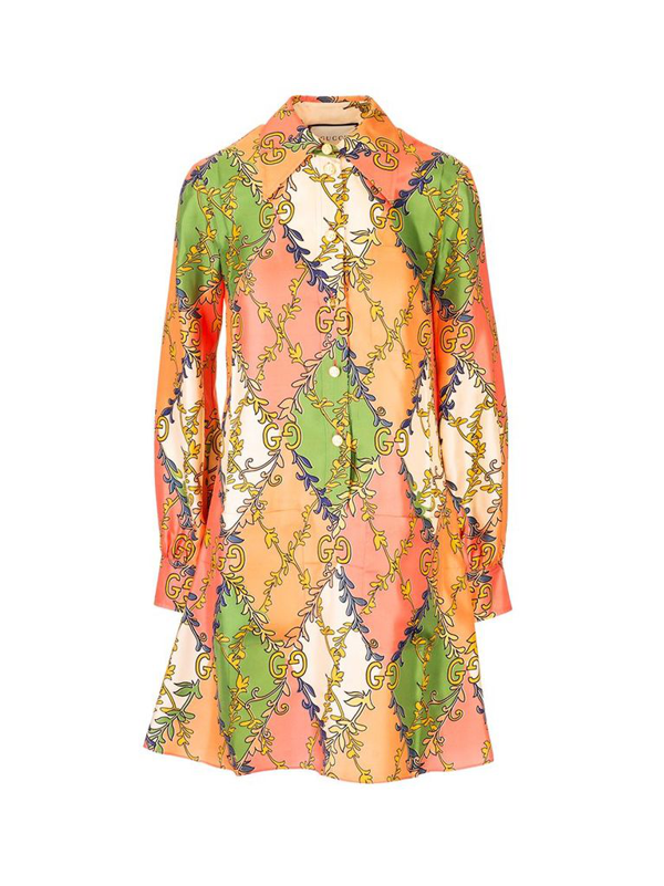 gucci silk dress