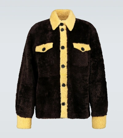 WALES BONNER BRIXTON SHEARLING JACKET
