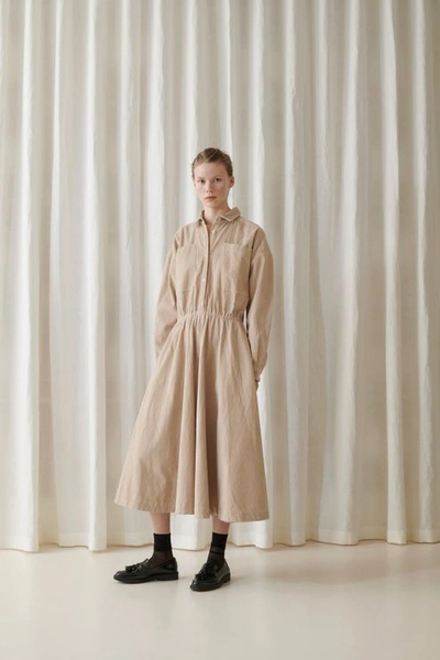 SKALL STUDIO Skall Studio • Karen Shirtdress • Warm Grey