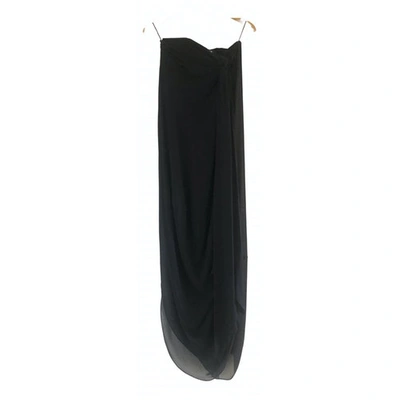 JACQUEMUS LA RIVIERA BLACK SILK DRESS