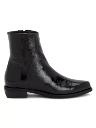 AQUATALIA GWENYTH LEATHER ANKLE BOOTS