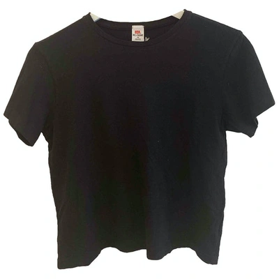 RE/DONE BLACK COTTON  TOP