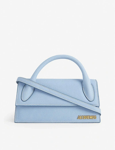 JACQUEMUS Le Chiquito Long Bag in Light Blue