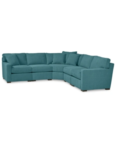 FURNITURE RADLEY FABRIC 5-PIECE SECTIONAL SOFA, CREATED FOR MACY'S