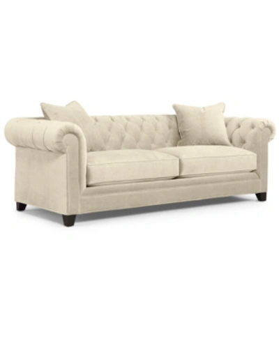MARTHA STEWART COLLECTION SAYBRIDGE 92" FABRIC ROLL ARM SOFA, CREATED FOR MACY'S