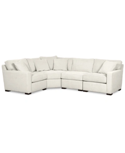 FURNITURE RADLEY FABRIC 4-PIECE SECTIONAL SOFA, CREATED FOR MACY'S