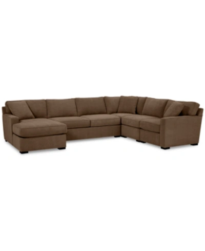 FURNITURE RADLEY 5-PC. FABRIC CHAISE SECTIONAL SOFA WITH CORNER PIECE, CREATED FOR MACY'S